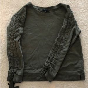 Dark green sweatshirt